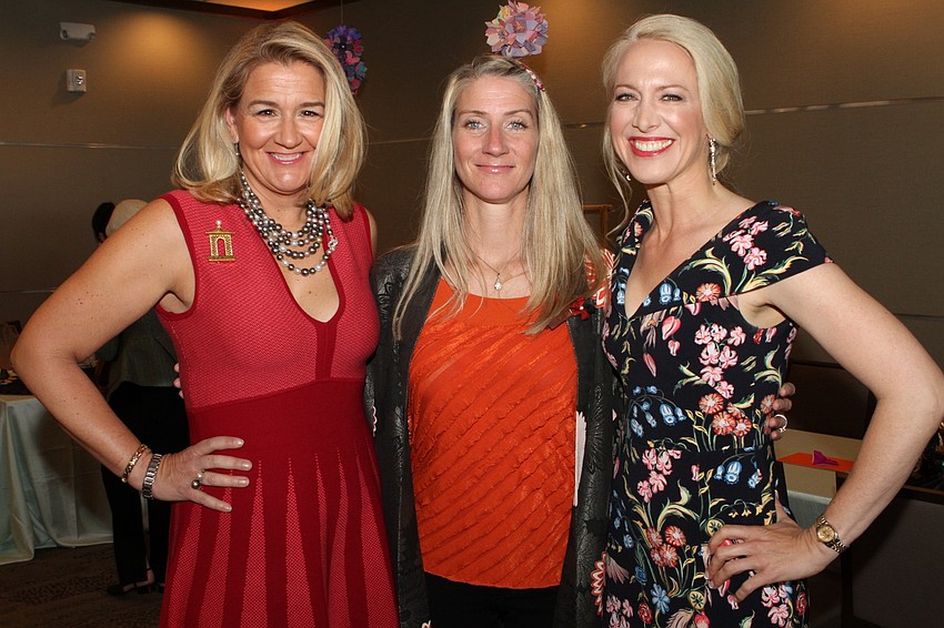 Co-Chairwoman Pauline Wamsler Joerger, speaker Heather Grzybek and co-chairwoman Ariane Dart