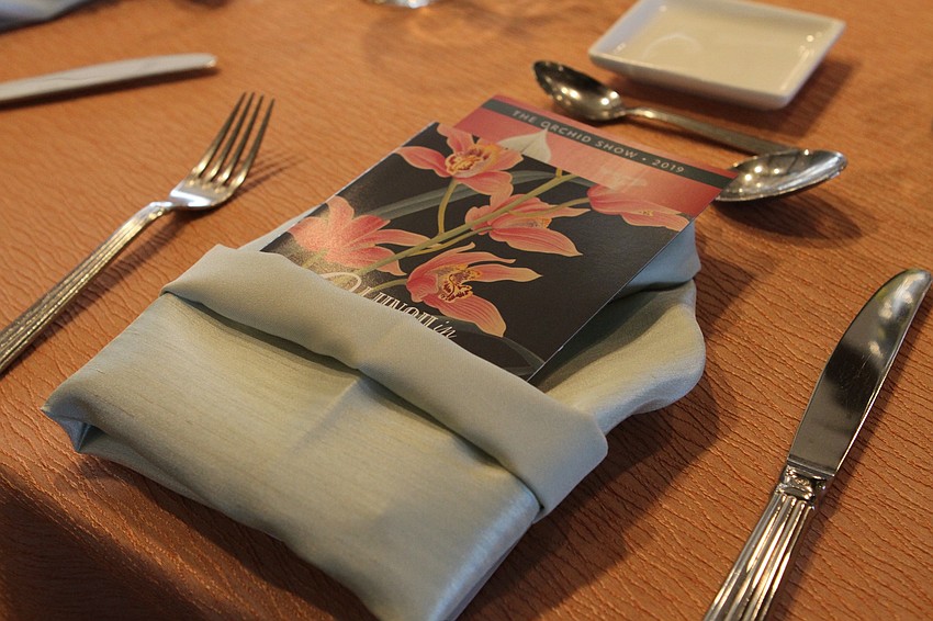 Guests had lunch before hearing from Heather Gryzbeck and Kuniko Yamamoto.