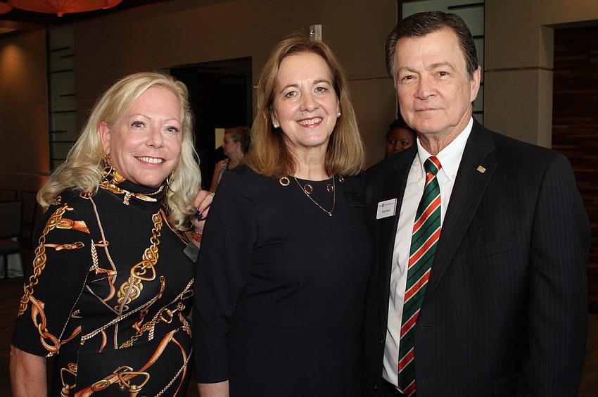 Marianne McComb, Ann Logan and Gary Heard