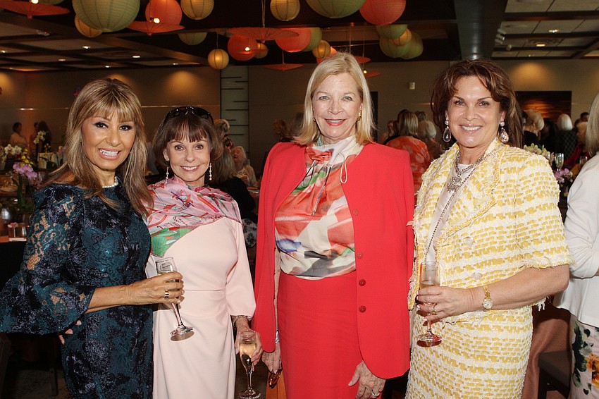 Toulla Zwick, Nancy Blackburn, Ann Charters and Gretchen Rimmer