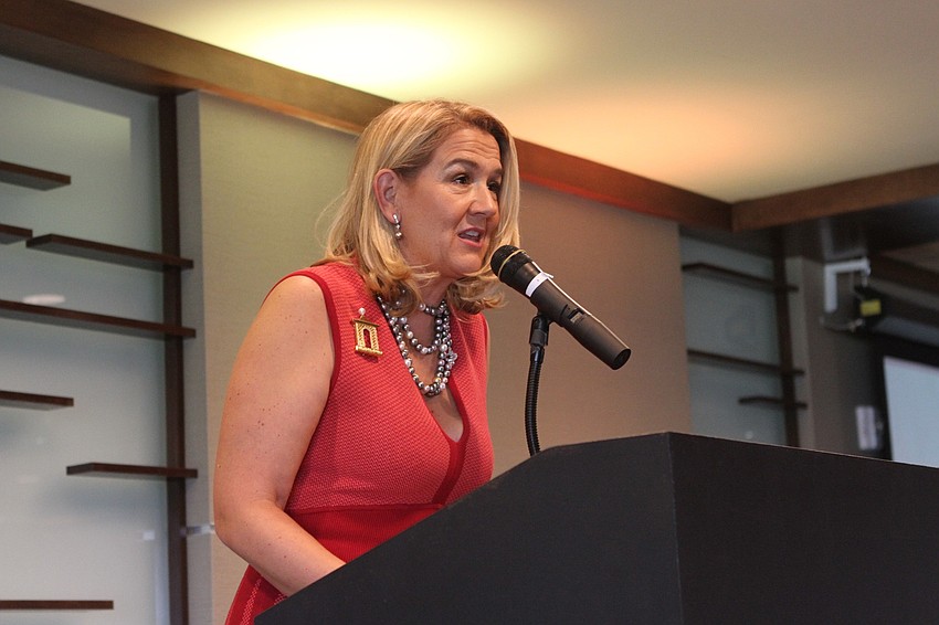 Co-Chairwoman Pauline Wamsler Joerger thanked the crowd.