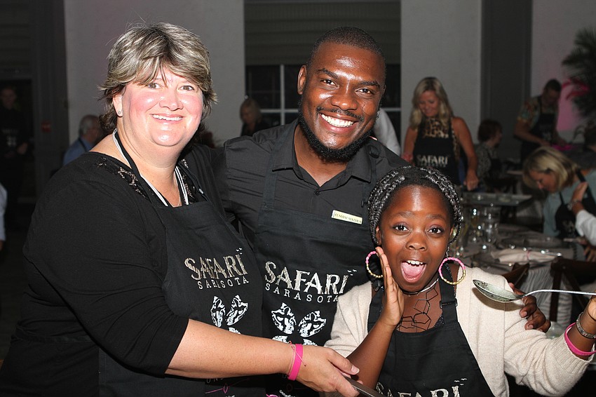 Good Work Foundation founder and CEO Kate Groch, Fumani Mathumbu and Maya Groch