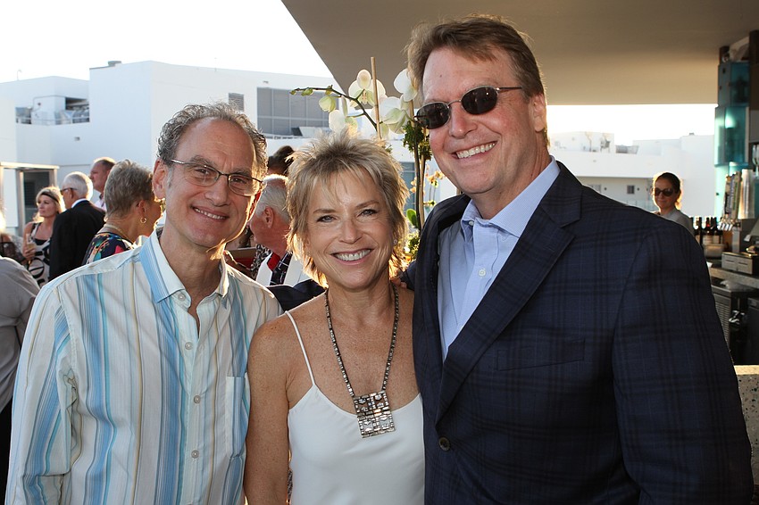 Steve and Amy Goldman with Brad Good