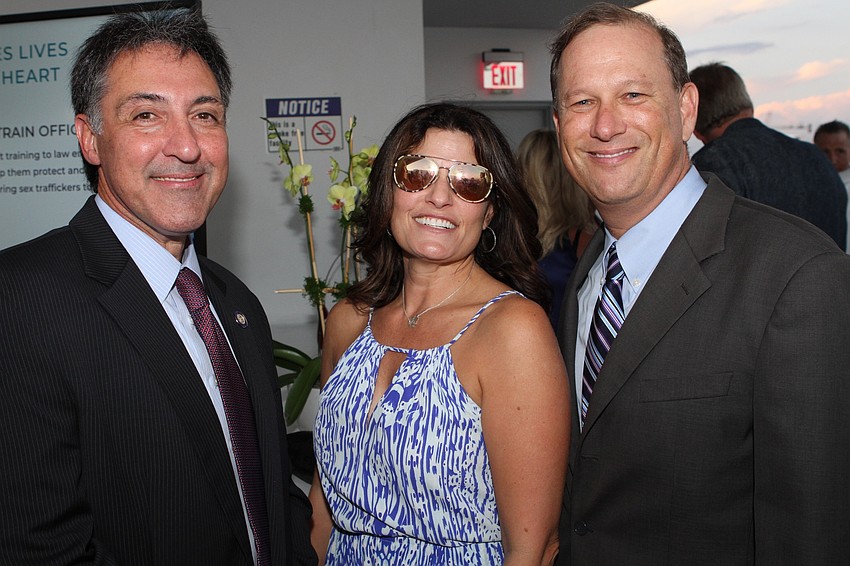 Ed Brodsky, Jules Mackie and Assistant State Attorney Craig Schaeffer
