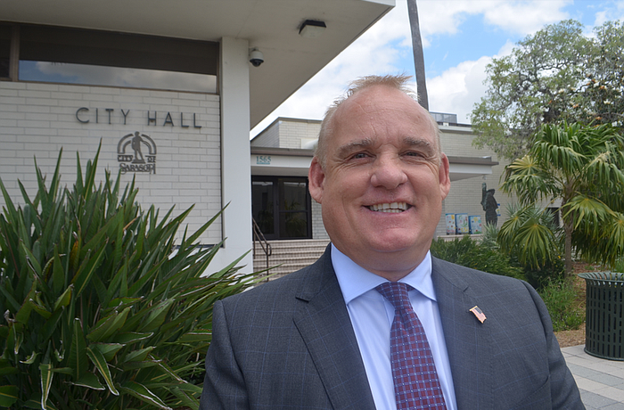 Martin Hyde said he would attempt to promote a more general message of his goals to reach a broader audience as he seeks a spot on the City Commission.