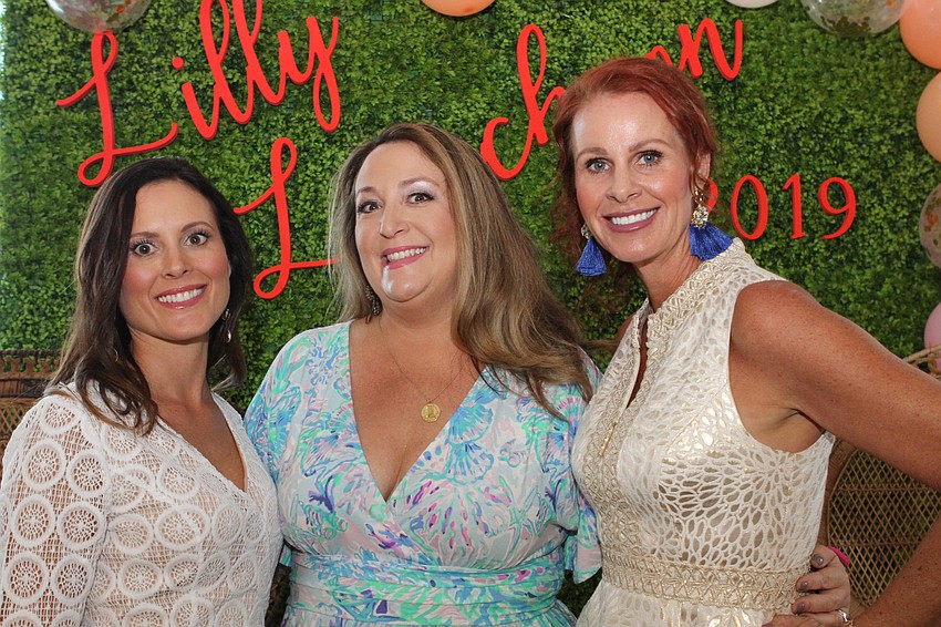 Co-chairwoman Shana Zamikoff, President Alicia Chalmers and co-chairwoman Monica Barth