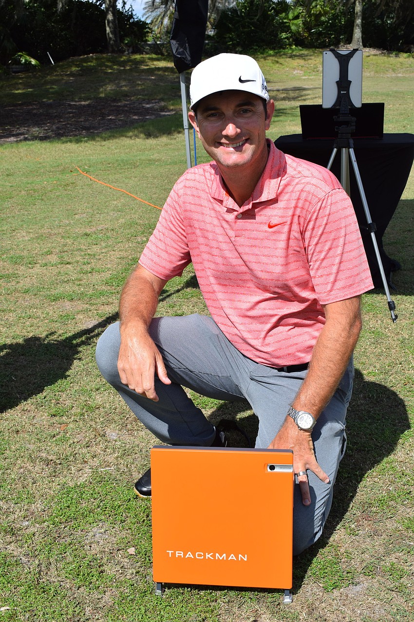 Greenbrook's John Bullas, the director of golf instruction at Laurel Oak Country Club, donated his time to analyze the players' golf swings.