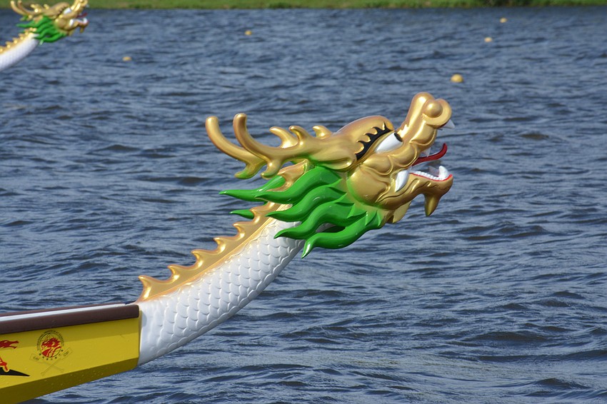 Each team uses a dragon boat provided by Pan Am Dragon Boat, so their dimensions and weight are exactly the same and no one gets an advantage.