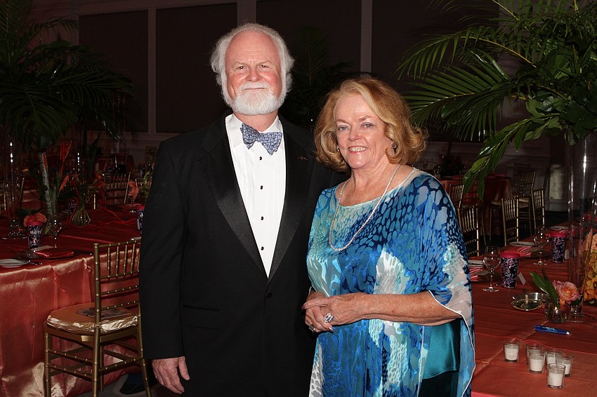 Mote President and CEO Michael P. Crosby with Chairwoman Judy Graham