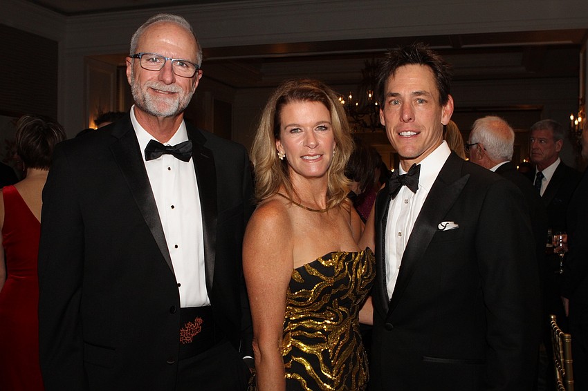 Lowe Morrison, Elizabeth Moore and Dr. Chris Gelvin