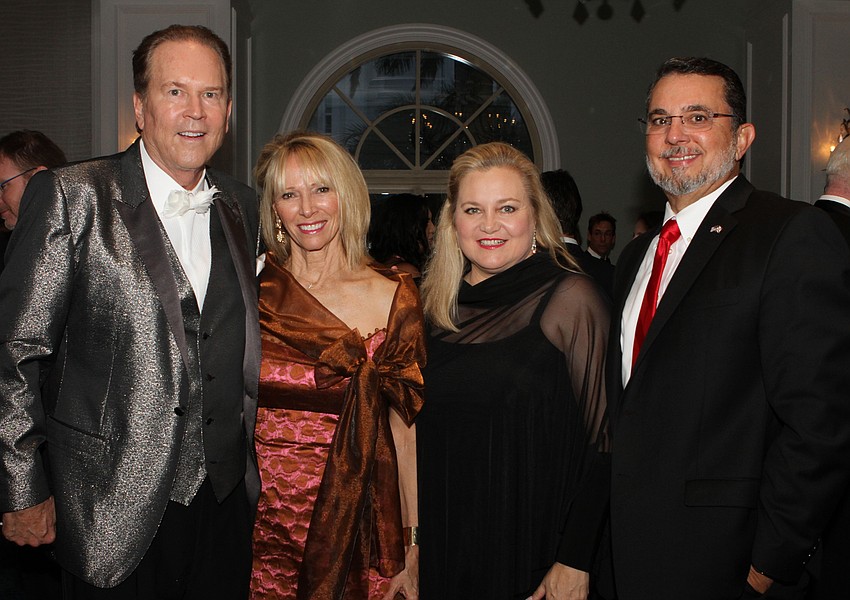 Vern and Sandy Buchanan with Sandy and George Mazzarantani