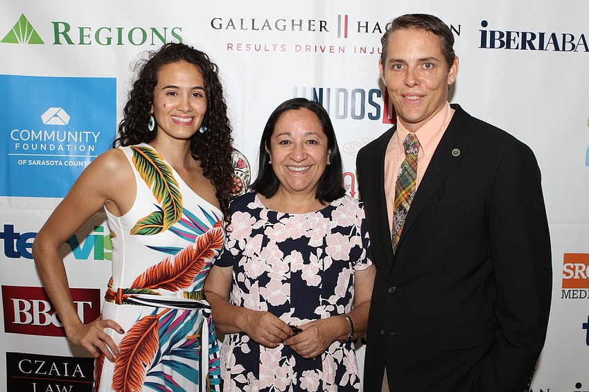 Photographer and activist Karen Arango, Noche Unidos Executive Director Luz Corcuera and Board Chairman Kelly Kirschner