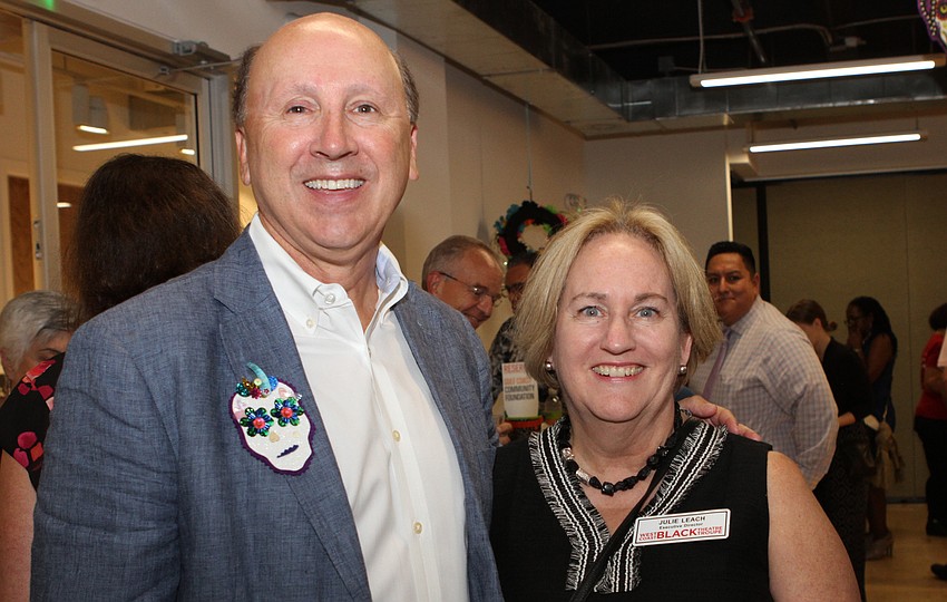 Mark Pritchett and Julie Leach