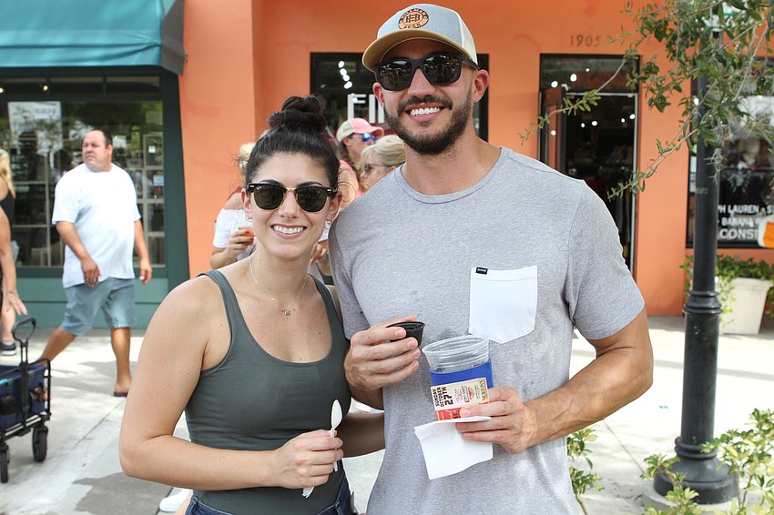 Christina Sadler and Jim Brooks