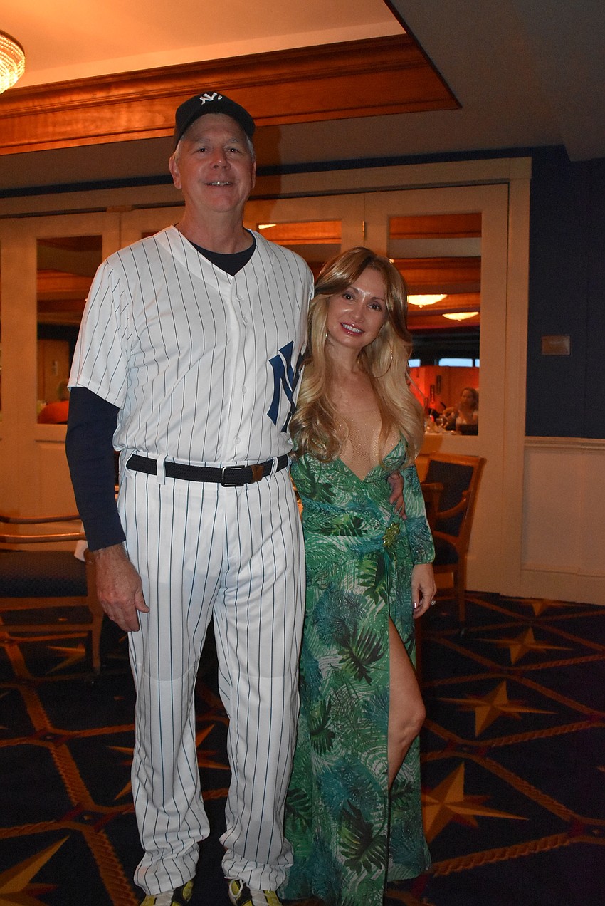 Tom and Celeste Parks as A-Rod and J-Lo.