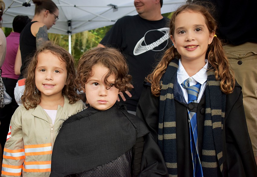 Julianna, 5, Nicolas, 4, and Alexandra Polizzi, 8