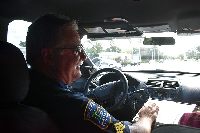 Sgt. Joe Hayes oversees eight different Sarasota County Schools.