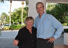 Nancy Schroeder and Tom Crawford.
