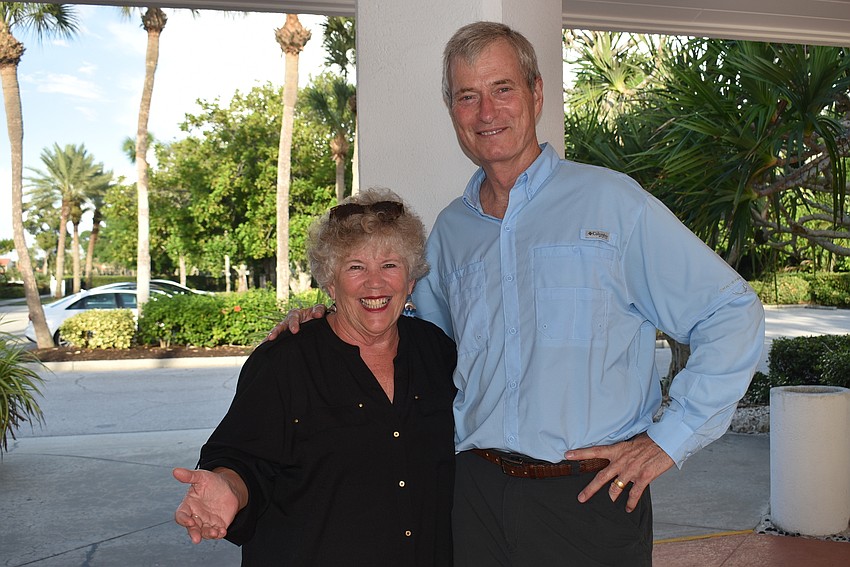 Nancy Schroeder and Tom Crawford.