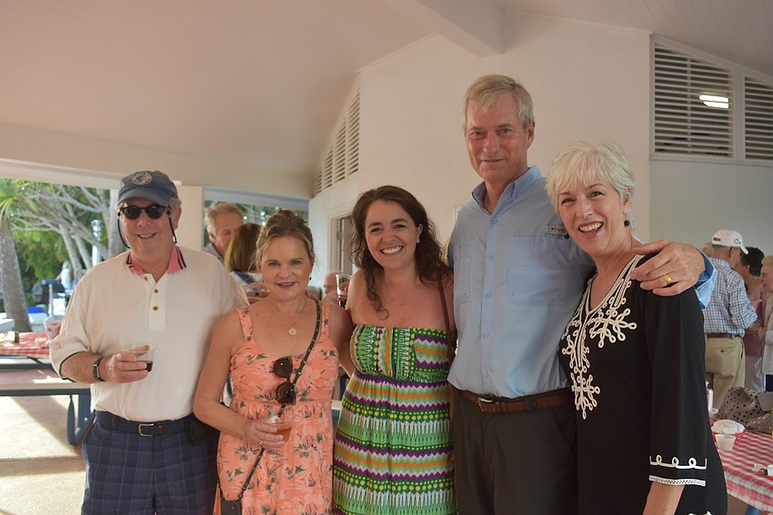 Richard, Barbara and Olivia Schlanger with Tom Crawford and Vilia Johnson.
