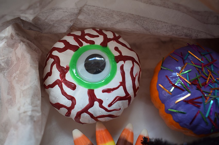 All eyes were on the pumpkins, which were judged for five awards.