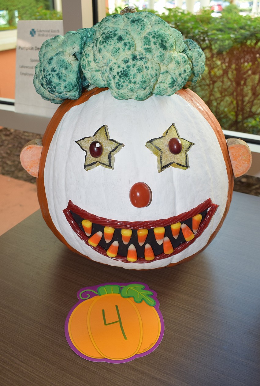 Some of the pumpkins simply made you smile.