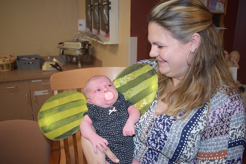 Elowyn Walsh, who was born Oct. 2, must be an angel because she has wings. Her mom is East County's Kaitlyn Walsh.