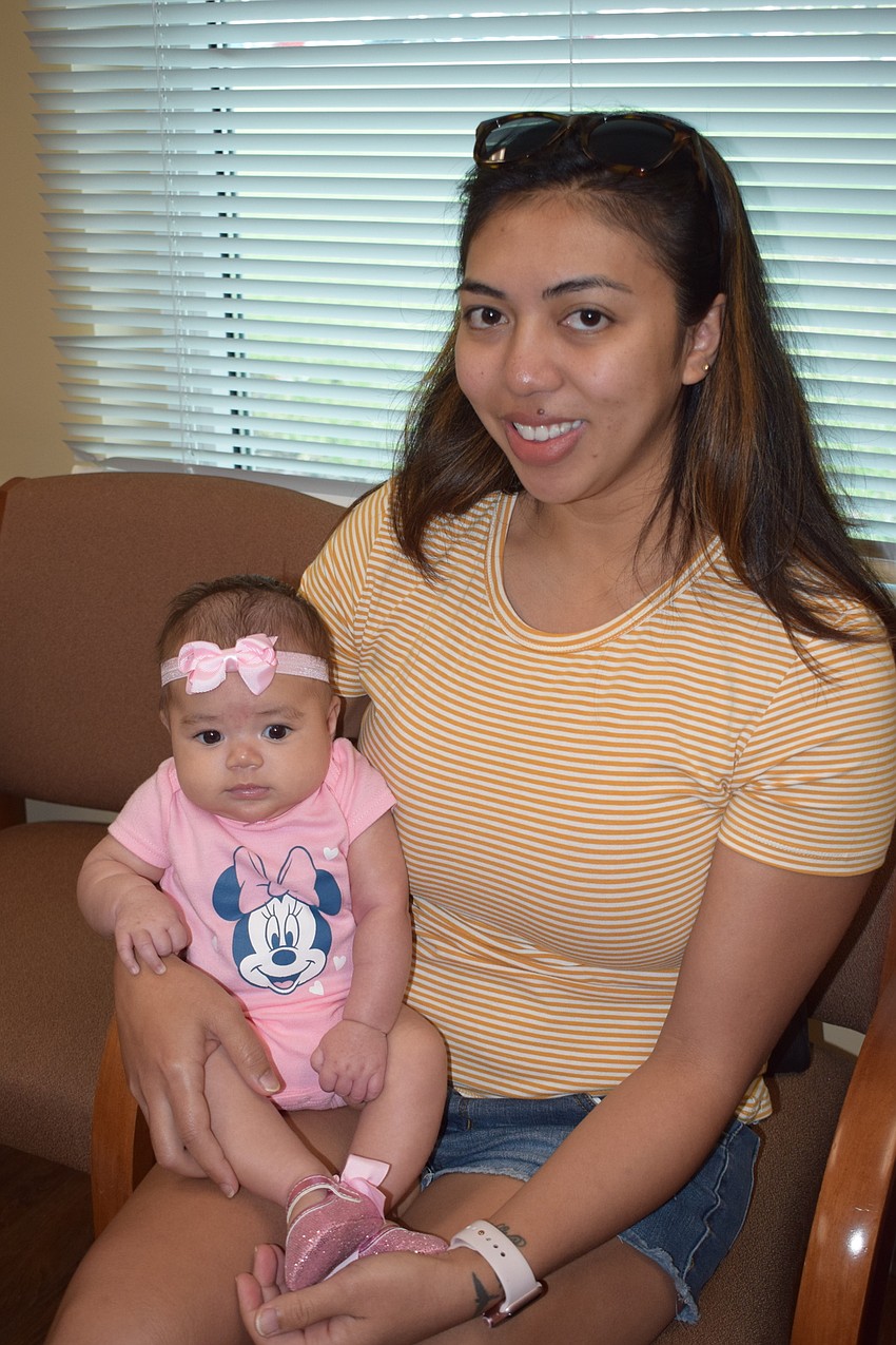 East County's Athena Sager, dressed as Minnie Mouse, is ready to get the party started with mom, Allyson Sager. She was born Aug. 17.