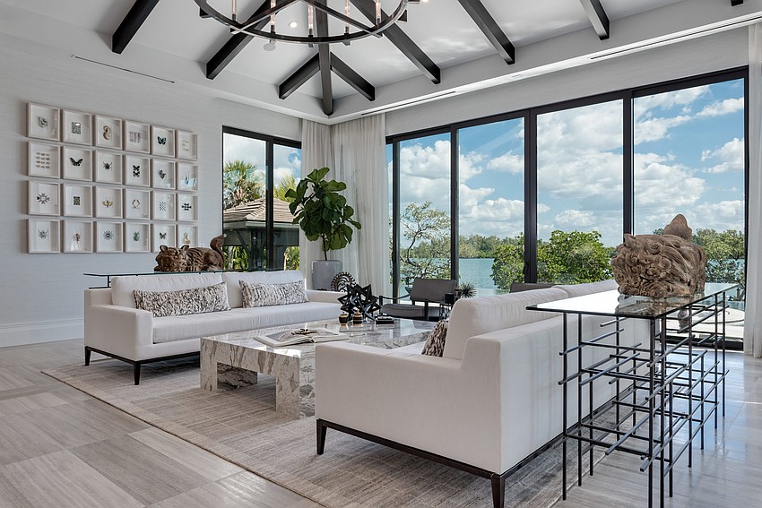 The sale price did not include furnishings, though those were sold separately, according to a release. (Photos courtesy: Premier Sotheby’s International Realty)