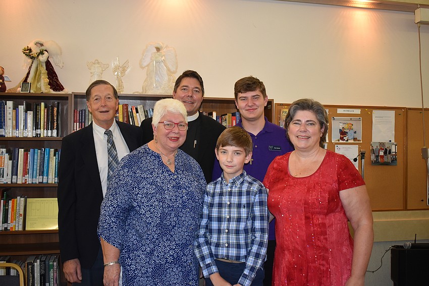 Clockwise from left: John, David, Ethan, Christi, Elijah and Nancy Marshall.