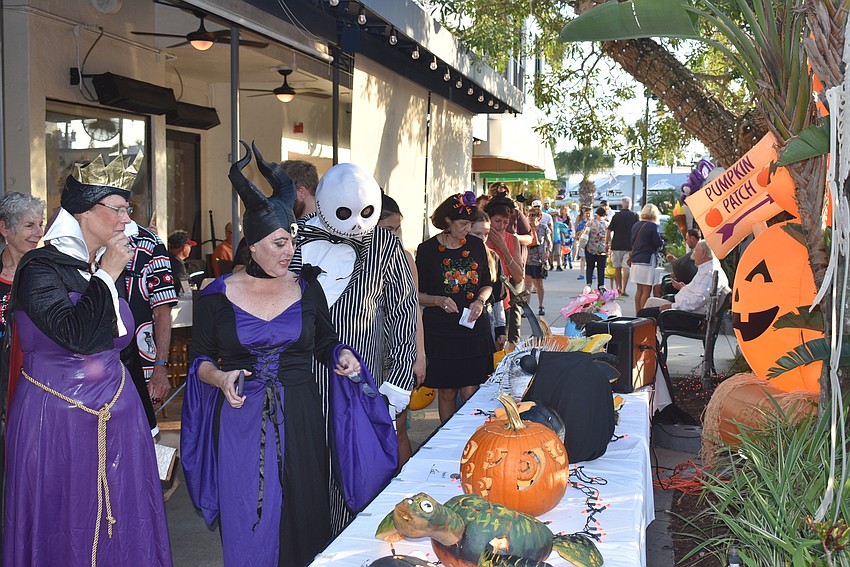 The more elaborate the pumpkin, the better the reaction.