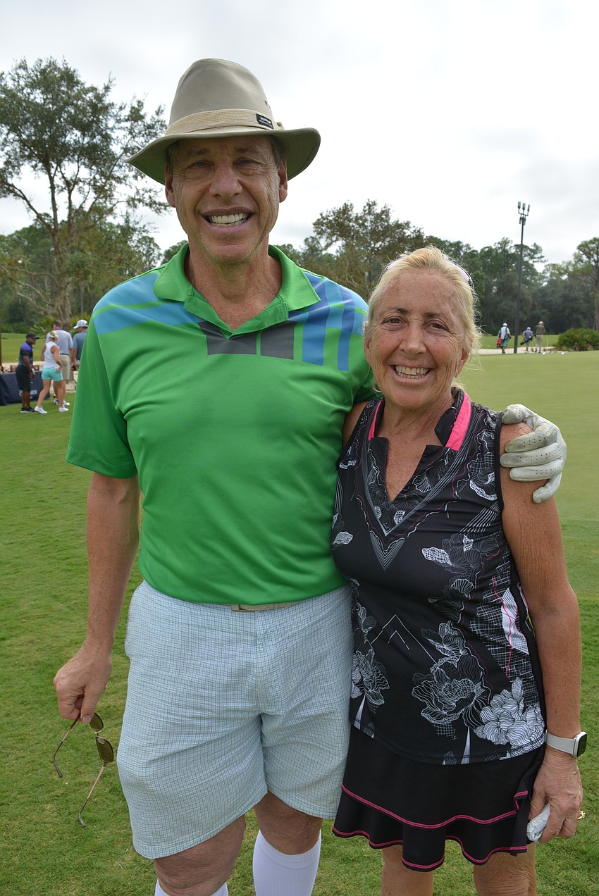 Philip and Barbara Sellinger were eager to play in the tournament. Barbara Sellinger played nine holes at the regular course beforehand.