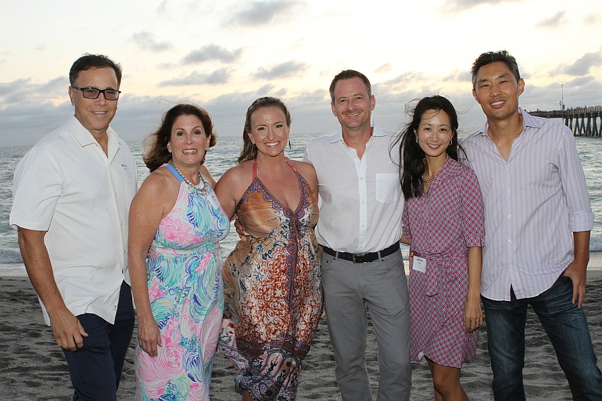 Co-chairs Mitch and Lisa Olan, Katrina and Matt Otchet and Janna and Joshua Kim