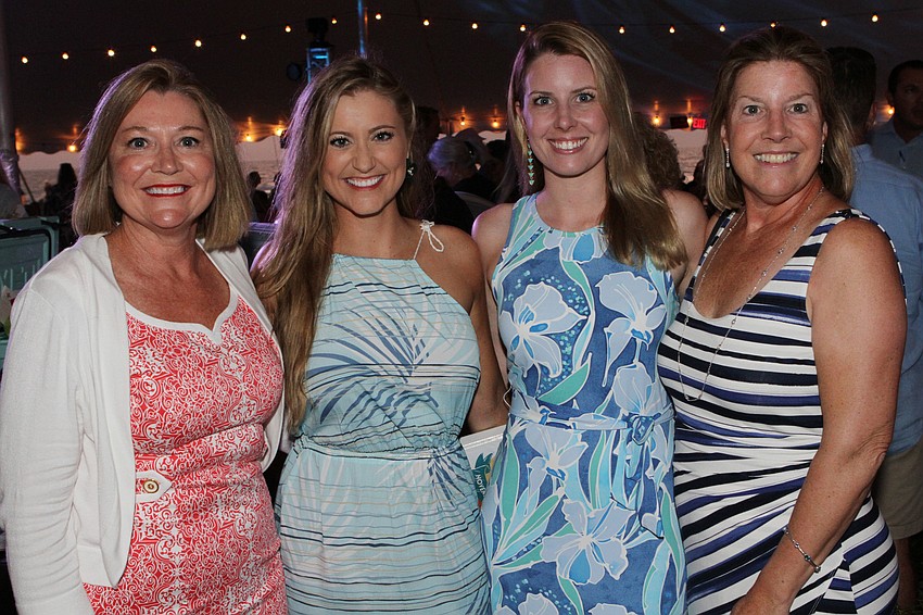 Danette and Alyssa Simons with Nicole and Joanne Christie