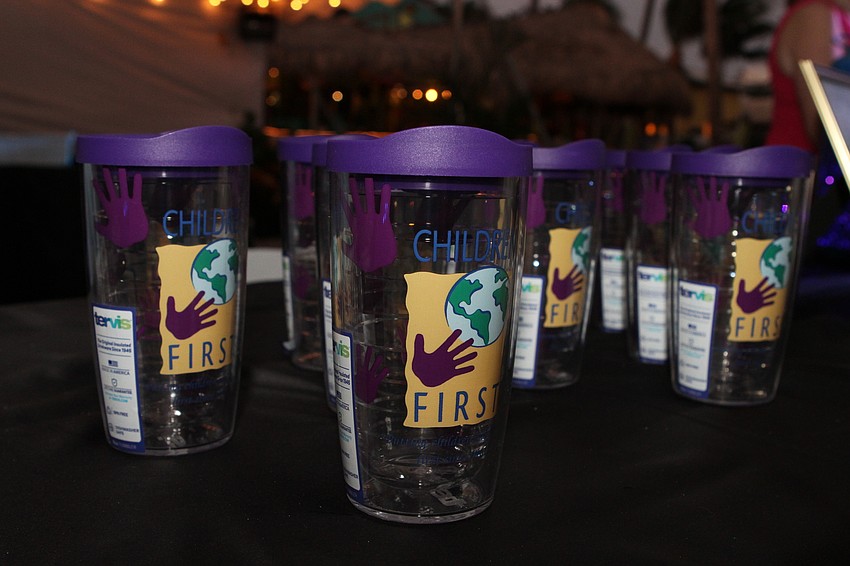 Guests bought Children First cups and used them at the beer tent.