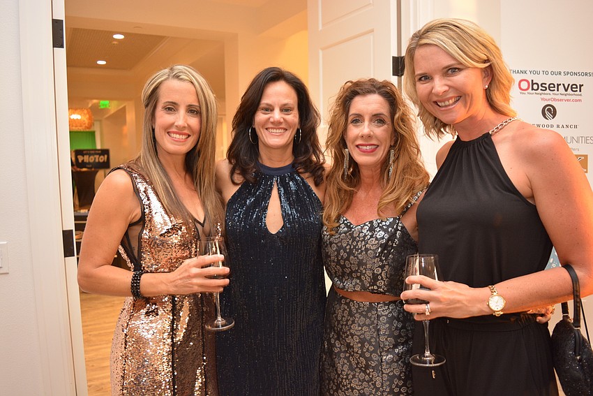 Kristen Nesser, Lara Cosgrove, Allison Ulrich and Jennifer Pintacuda check out the poker tables together.