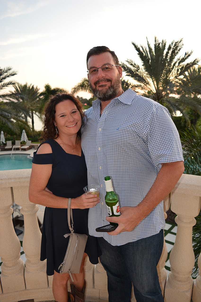 Lakewood Ranch's Laura Hartman attends with her fiancé Kevin Quinn, a YMCA board member.