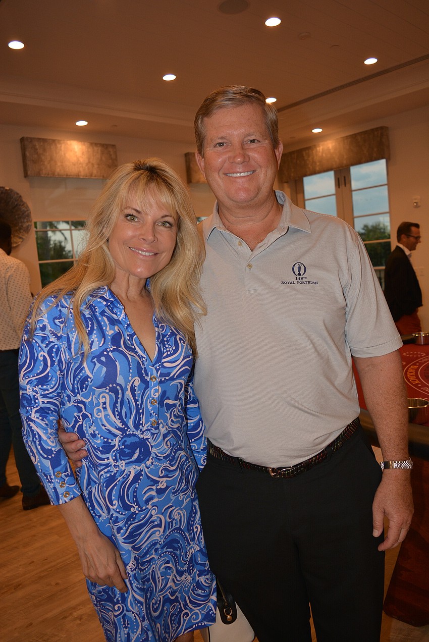 Lakewood Ranch Golf and Country Club residents Heathr and Greg Shepard thought the event would be a fun way to check out The Lake Club community.