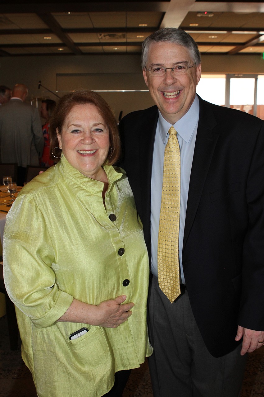 Karol Foss and CEO and President Joe McKenna