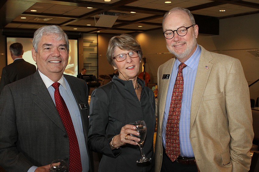 David and Pamela Steves with Tom Koski