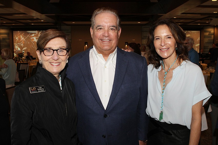Lois Stulberg with Bill and Christine Isaac