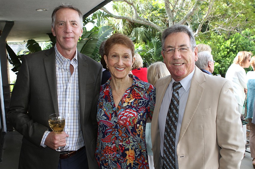 Co-chairman Jeff Sebeika, Mona MacPhail and Robert Kellaway