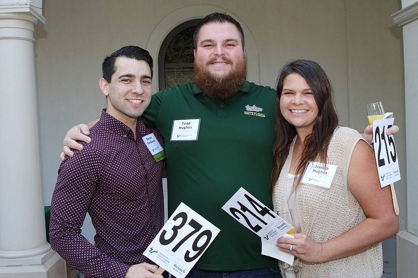 Devon Sandoval with Todd and Jessica Hughes