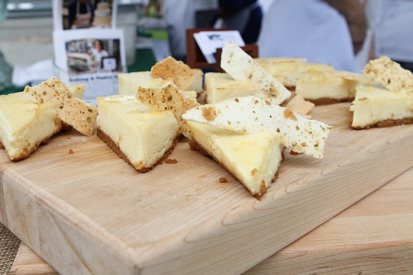 Manatee Technical College had lavender-infused cream cheese with lemon drizzle.