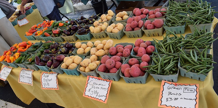 Shoppers had plenty of fresh produce to choose at the Market.