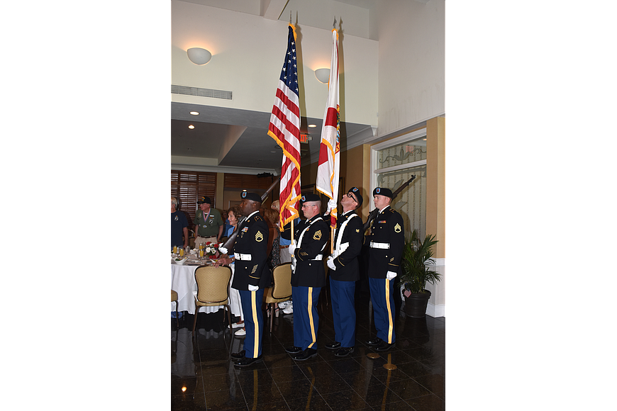 Last year, the Rotary Club hosted a luncheon for veterans. Photo by Katie Johns.