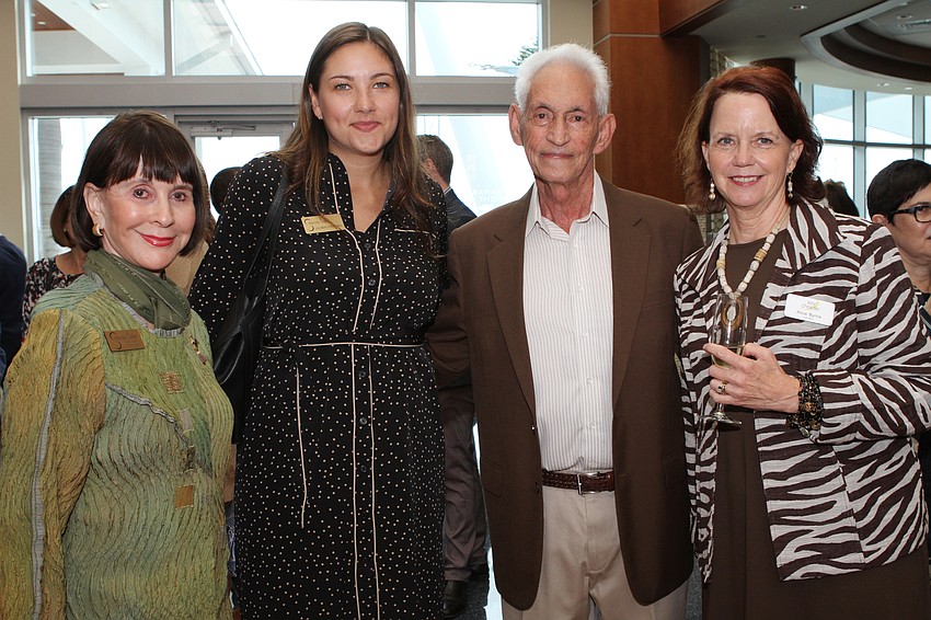 Co-chairwoman Lynda Doery, Lauren Stroman, Fred Doery and Alice Byrne