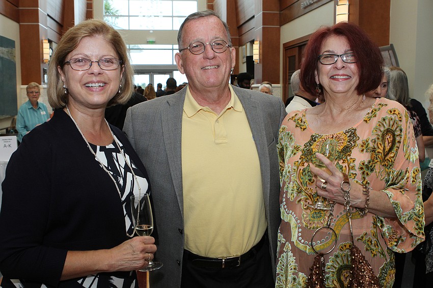 Cathy Vernon with Peter and Fran Gray