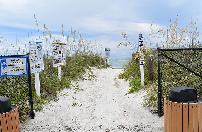 Town Commissioners are seeking $2.89 million from Manatee County to help with a $10 million groin-sand project at Greer Island.