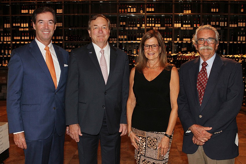 Moderator Ray Collins with panelists Dr. Jack Rozance, Claudia Cardillo and Jeff LaHurd